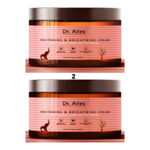 Dr. Alies Professional Skin Whitening & Brightening Cream For Man & Woman (Pack 2)  (100 g)