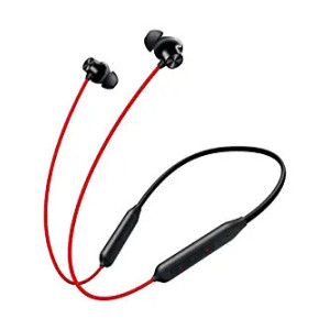 OnePlus Bullets Z2 Bluetooth Wireless in Ear Earphones with Mic, Bombastic Bass, 10 Mins Charge - 20 Hrs Music, 30 Hrs Battery Life (Acoustic Red)