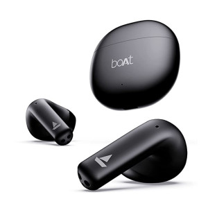 boAt Airdopes Atom 81 True Wireless in Ear Earbuds with Upto 50H Playtime, Quad Mics ENx Tech, 13MM Drivers, Beast Mode(50ms Super Low Latency), ASAP Charge, BT v5.3(Opal Black)