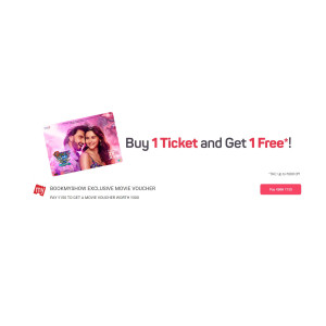 Bookmyshow : Buy 1 Get 1 Free On Rocky aur Rani kii Prem Kahaani Movie Tickets