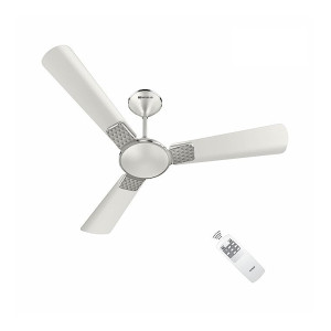 Havells Enticer Decorative BLDC 1200mm Energy Saving with Remote Control 5 Star Ceiling Fan (Pearl White, Pack of 1) (Coupon)