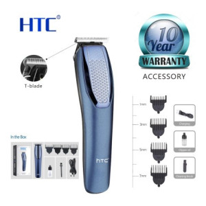 TECHFADE OFFICIAL H T C AT-1210 Rechargeable Hair Clipper Trimmer Zero Cutting Beard Shaver Fully Waterproof Trimmer 100 min Runtime 12 Length Settings  (Blue)