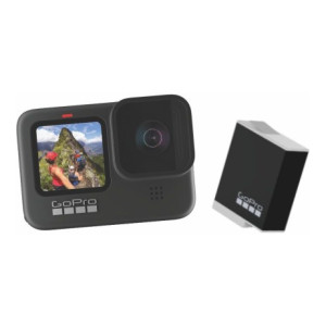 GoPro HERO9 with Free Enduro Rechargeable Battery Sports and Action Camera  (Black, 20 MP)