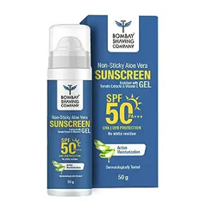 Bombay Shaving Co Non Sticky Aloe Vera Sunscreen Gel SPF 50,for Sun Protection - 50g @ Rs 1 + 49 Shipping