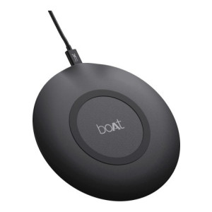 boAt floAtpad 350 Qi Certified r with 6mm Transmission Range & 1 Type C Output Cable Charging Pad