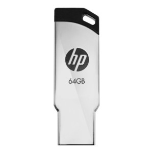 HP V236w 64 GB Pen Drive  (Silver) with 100% Supercoins cashback