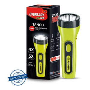 EVEREADY TANGO Torch  (Multicolor, 16.4 cm, Rechargeable)