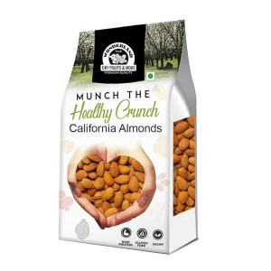 WONDERLAND FOODS Raw California Almonds 1Kg Pouch Pack | Badam Giri | Nutritious & Delicious High in Fiber & Boost Immunity | Dry Fruits Real Nuts | Gluten Free