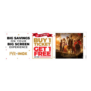 Buy 1 Get 1 Free Movie Ticket Of On THE HUNGER GAMES: THE BALLAD OF SONGBIRDS & SNAKES(U/A) in PVR Cinemas