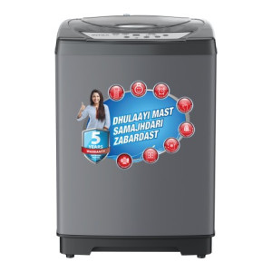 Intex 6.5 kg Fully Automatic Top Load Washing Machine with In-built Heater Grey  (FA65BGPT)