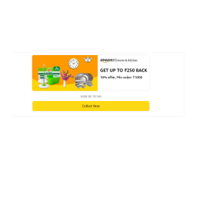 Amazon : Get 10% Cashback Upto ₹250 On 1000+ Home & Kitchen Order