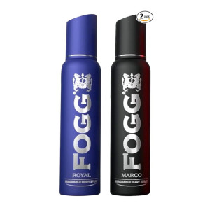Fogg Royal Body Spray For Men, 150ml & Marco Body Spray For Men, 150ml