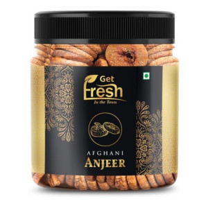Get Fresh Dry fruits Afghani Anjeer-Dried Figs (1 kg) Figs  (1000 g)