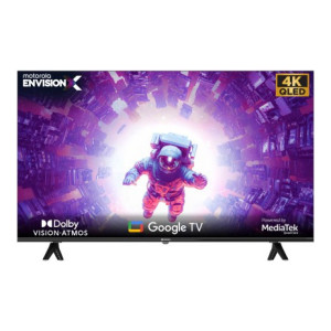 MOTOROLA EnvisionX 165 cm (65 inch) QLED Ultra HD (4K) Smart Google TV with Dolby Vision and Dolby Atmos  (65UHDGQMBSGQ)