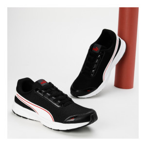 PUMA : Kuiper IDP Sports Running Shoes For Men  (Black, Red, White)