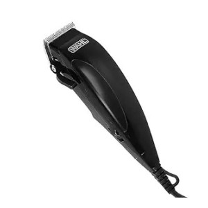 WAHL Home Cut Black Edition Hair Clipper Complete Hair Cutting Clipper with Thumb Adjustable Taper & Travel Pouch, Powerful Electromagnetic Motor with 14,400 strokes per min, Self-Sharpening Carbon Steel Blades, 10 Cutting Lengths, 2 Years Warranty; 9243-5724