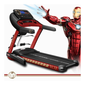 Powermax Fitness MT-1M Ironman Edition Smart Treadmill with Manual Incline, Exercise Machine for Home Gym and Cardio Training Treadmill