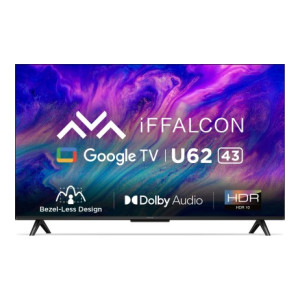 iFFALCON by TCL U62 108 cm (43 inch) Ultra HD (4K) LED Smart Google TV with Dolby Audio, HDR10  (iFF43U62) [Pay With Using Axis Bank Credit Card]