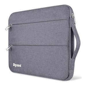 Dyazo 13.3 inch Laptop Bag Sleeve Sleeve Bag Cover for 13 inch Apple Mac Book Air Pro Retina 13 13.3 inch MacBook 13.3 inch and All Other laptops & Notebooks with Front Packet and Handle (Grey)