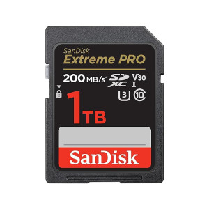 SanDisk Extreme Pro SD UHS I 1TB Card for 4K Video for DSLR and Mirrorless Cameras 200MB/s Read & 140MB/s Write (Coupon)