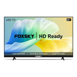 Foxsky 80 cm (32 inch) HD Ready LED TV  (32FSN) [Claim ₹500 off Ssing 50 Supercoin + Extra Discount With Bank Offers]