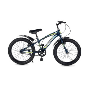 Lifelong 20T Cycle for Kids 5 to 8 Years - Bike for Boys and Girls - 85% Pre-Assembled, Frame Size: 12" - Suitable for Children 3 Feet 10 Inch+ Height - Unisex Cycle (Crew, Blue)
