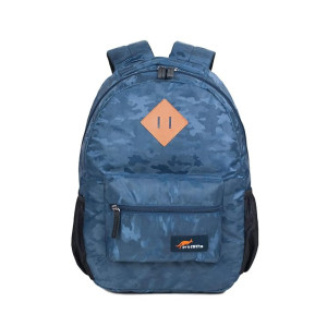 Protecta Urban Camo 15.6" Laptop Backpack Ideal For School/College/Office/Work - Blue