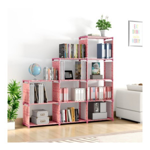 Flipkart Perfect Homes Studio Metal Open Book Shelf  (Finish Color - Printed Pink, DIY(Do-It-Yourself))