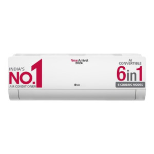 LG AI Convertible 6-in-1 Cooling 2024 Model 1.5 Ton 5 Star Split Inverter 4 Way Swing, HD Filter with Anti-Virus Protection AC with VIRAAT Mode & ADC Sensor AC - White  (TS-Q19YNZE, Copper Condenser) [₹500 Off With Tap & Save Option +Flat ₹4500 Off With HDFC/SBI CC] [Win Free Smart Watch worth Rs.9999 on Purchase of AC between 4Pm-6 Pm]