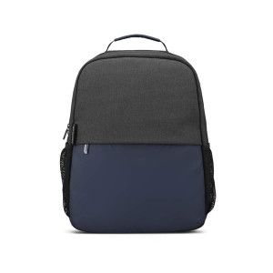 Lenovo 15.6" (39.62cm) Slim Everyday Backpack, Made in India, Compact, Water-resistant, Organized storage:Laptop sleeve,tablet pocket,front workstation,2-side pockets,Padded adjustable shoulder straps