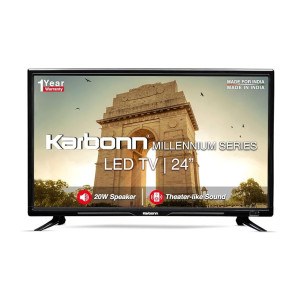 Karbonn 60 cm (24 inches) Millennium Series HD Ready LED TV KJW24NSHD (Phantom Black) (Coupon)