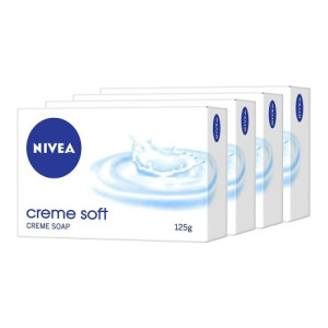 NIVEA Creme Soft Soap  (4 x 125 g)