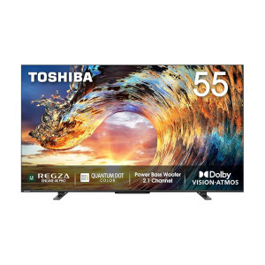 Toshiba 139 cm (55 inches) 4K Ultra HD Smart QLED Google TV 55M550LP (Black) [Apply coupon+ Rs. 3000 Instant Discount on HDFC Bank Credit Card EMI Txn/ Rs. 2250 Instant Discount on HDFC Bank Credit Card]