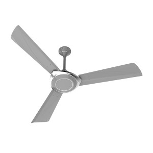 Polycab Superb Neo 1200 mm High Speed 1 Star Rated 52 Watt Ceiling Fan with Corrosion Resistant G-Tech Blades and 2 years warranty (Cool Grey Silver)