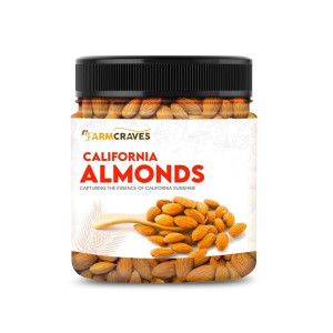 FARMCRAVES Premium Whole Almonds |1 kg | Healthy Dry Fruit Snack