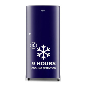 Whirlpool 184 L 2 Star Direct-Cool Single Door Refrigerator (205 WDE CLS 2S SAPPHIRE BLUE-Z, Blue,2023 Model) [Apply 500 Off Coupon + 1250 Off With HDFC Bank Cards]