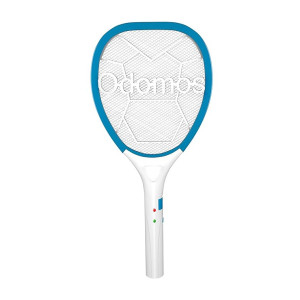 Odomos DABUR Odomos Mosquito Killer Racquet : Rechargeable 500 Mah Battery | Insect Killer Bat With Led Light | Made In India (6 Months Warranty)