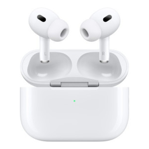 Apple AirPods Pro (2nd generation) with MagSafe Case (USB-C) Bluetooth Headset  (White, True Wireless) with ₹3450 Discount with Onecard Credit Cards