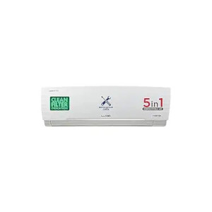 Lloyd 1.5 Ton 5 Star Inverter Split AC (5 in 1 Convertible, Copper, Anti-Viral + PM 2.5 Filter, 2023 Model, White with Chrome Deco Strip, GLS18I5FWBEM) [Apply Rs.1000 Off Coupon +  Rs.2000 off with HDFC Debit card EMI+ Rs.4504 Off With SBI/Onecard Credit Card No Cost EMI]