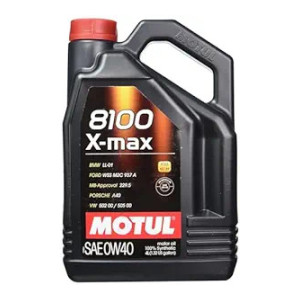 Motul 8100 X-max 0W40 API SN Fully Synthetic Gasoline and Diesel Engine Oil (4000 ml)