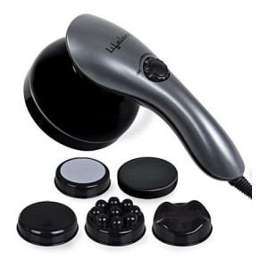 Lifelong LLM171 Powerful Electric Handheld Full Body Massager|Pain Relief of Back, Neck and Foot Massager  (Grey)