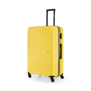 Stony Brook by Nasher Miles Crescent Hard-Sided Polypropylene Check-in Luggage Yellow 28 inch |75cm Trolley Bag