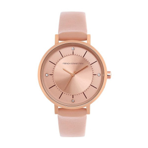 French Connection Analog Women's Watch (Dial Colored Strap)