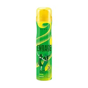Engage Spirit for Her Deodorant for Women, Cheerful & Jolly, Skin Friendly Deo, 150ml Body Spray
