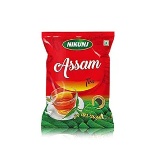Nikunj Assam Tea, 1kg | Dust & Gold Leaves | Natural | Handpicked | Caffeine Free |