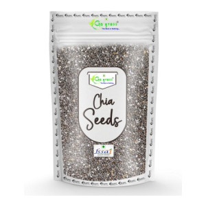 GO GRASS Chia Seed, Gluten Free, Vegan, Raw, Keto Friendly Chia Seeds  (1000 g)