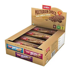 Unibic Snack bar Multigrain Choco 360g Pack of 12, 360g