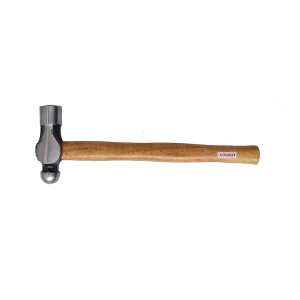 VISKO 715 600 Gms. Ball Pein Hammer | Wooden Handle | Heat Treatment Drop-Forged Hammerhead for Pulling nails | Demolition work | Splitting Wood | Brown |