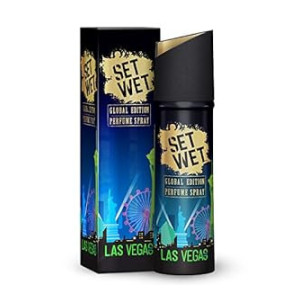 Set Wet Global Edition Perfume Spray, Las Vegas Live, 120 ml