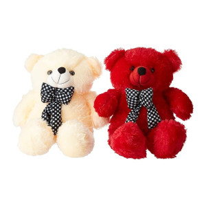 nkl Soft Lovable Teddy Bear red and Butter Combo 2feet (60cm)